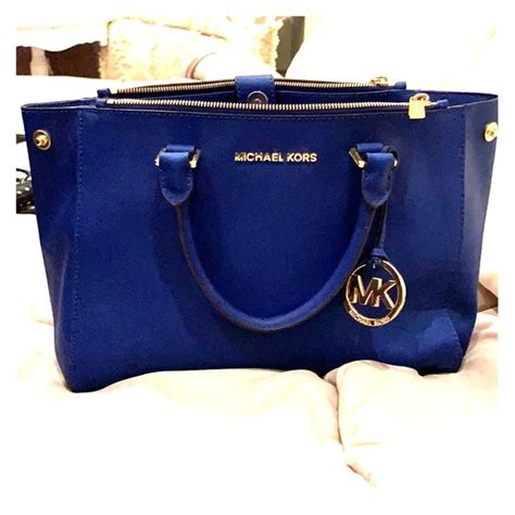 cobalt blue handbags sale|michael kors cobalt blue handbag.